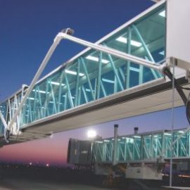 Passenger boarding bridges